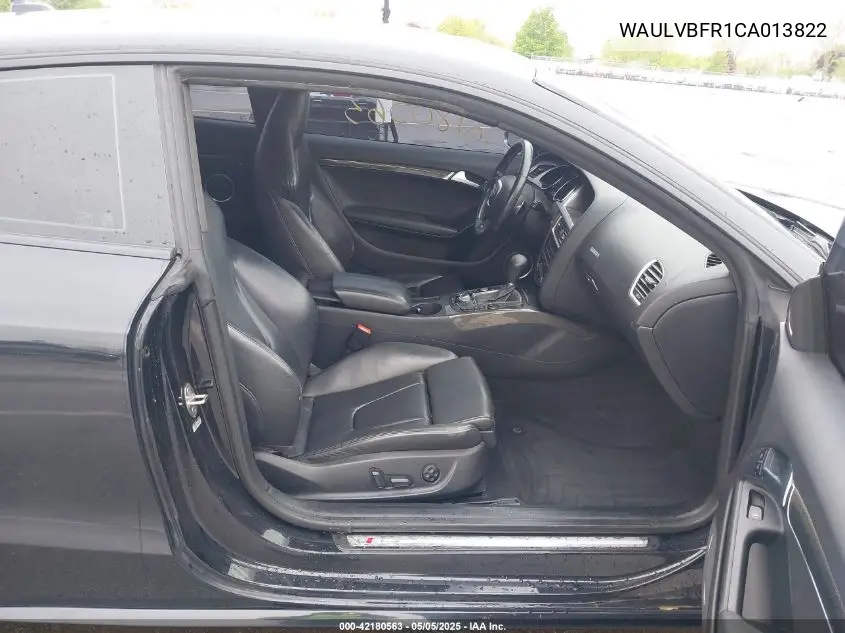2012 Audi S5 4.2 Premium VIN: WAULVBFR1CA013822 Lot: 42180563