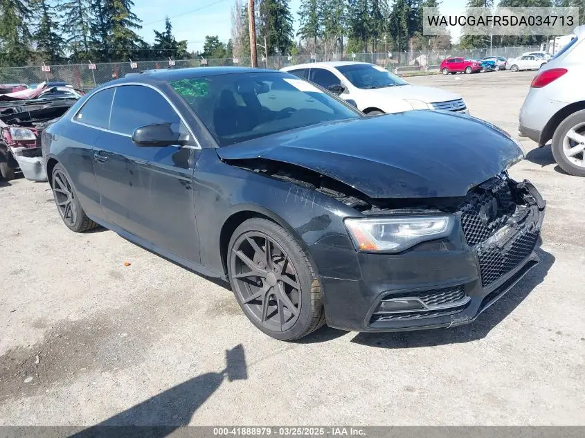2013 Audi S5 3.0T Premium Plus VIN: WAUCGAFR5DA034713 Lot: 41888979