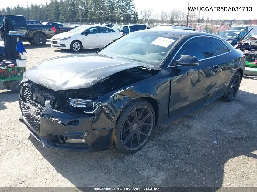 2013 Audi S5 3.0T Premium Plus VIN: WAUCGAFR5DA034713 Lot: 41888979