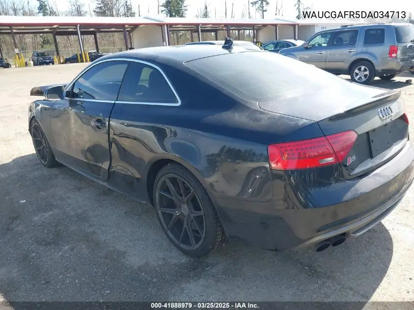 2013 Audi S5 3.0T Premium Plus VIN: WAUCGAFR5DA034713 Lot: 41888979