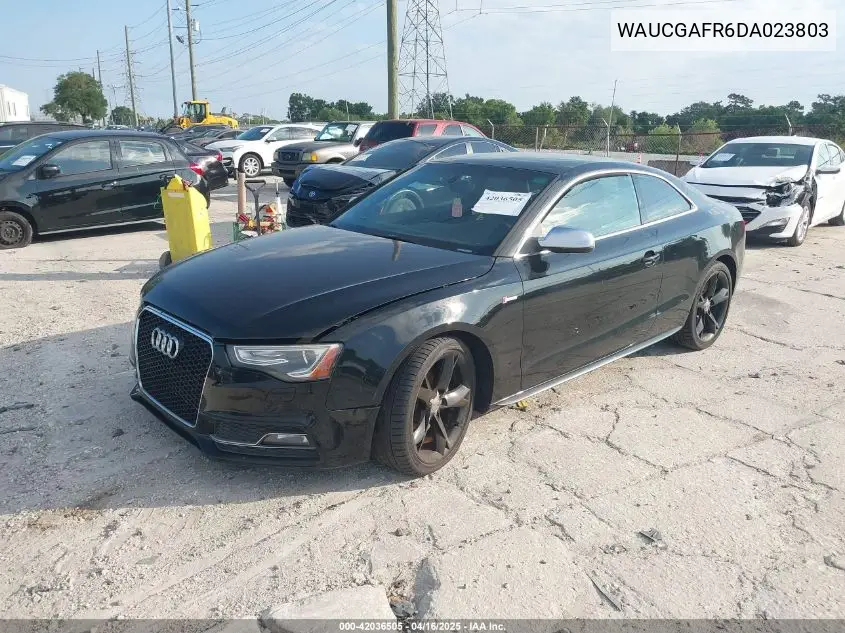 2013 Audi S5 3.0T Premium Plus VIN: WAUCGAFR6DA023803 Lot: 42036505