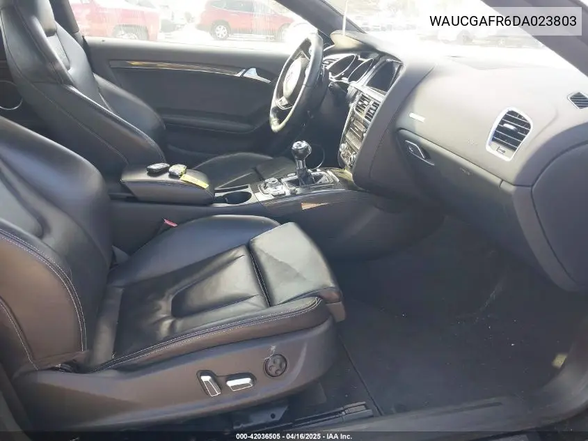 2013 Audi S5 3.0T Premium Plus VIN: WAUCGAFR6DA023803 Lot: 42036505