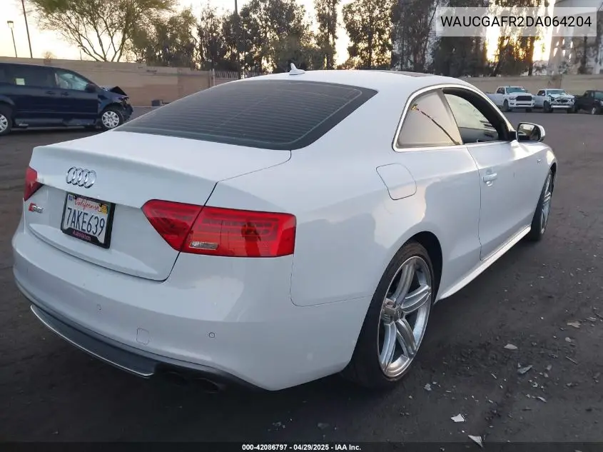 2013 Audi S5 3.0T Premium Plus VIN: WAUCGAFR2DA064204 Lot: 42086797