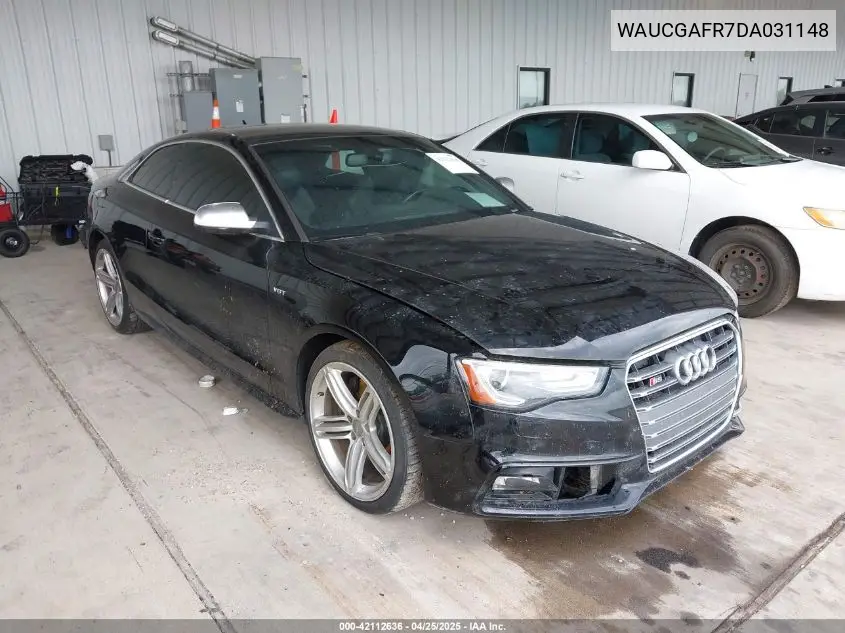2013 Audi S5 3.0T Premium Plus VIN: WAUCGAFR7DA031148 Lot: 42112636