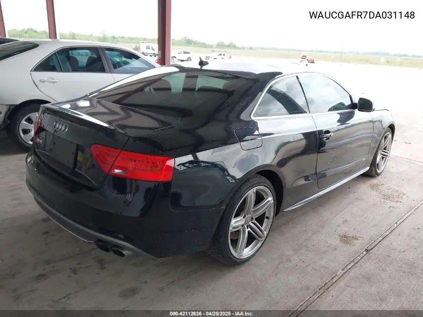 2013 Audi S5 3.0T Premium Plus VIN: WAUCGAFR7DA031148 Lot: 42112636