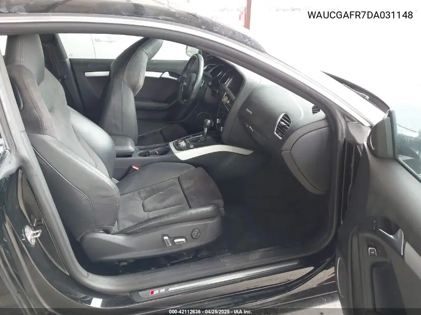 2013 Audi S5 3.0T Premium Plus VIN: WAUCGAFR7DA031148 Lot: 42112636