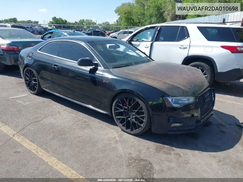 2013 Audi S5 3.0T Premium Plus VIN: WAUVGAFR2DA010698 Lot: 42503559