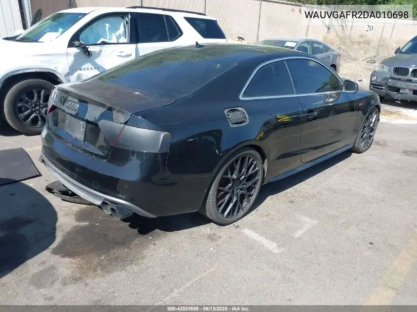 2013 Audi S5 3.0T Premium Plus VIN: WAUVGAFR2DA010698 Lot: 42503559