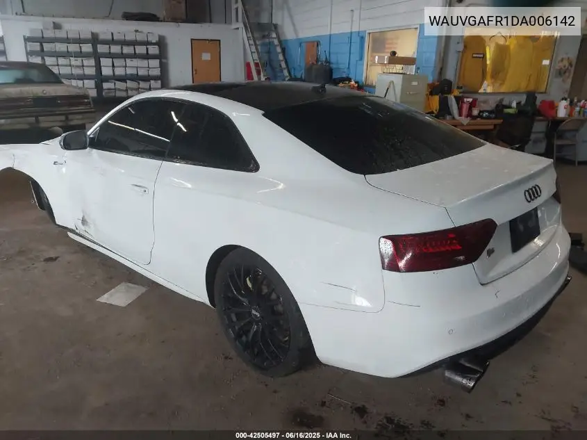 2013 Audi S5 3.0T Premium Plus VIN: WAUVGAFR1DA006142 Lot: 42505497