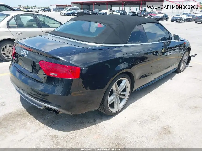 2013 Audi S5 3.0T Premium Plus VIN: WAUVGAFH4DN003963 Lot: 42563771