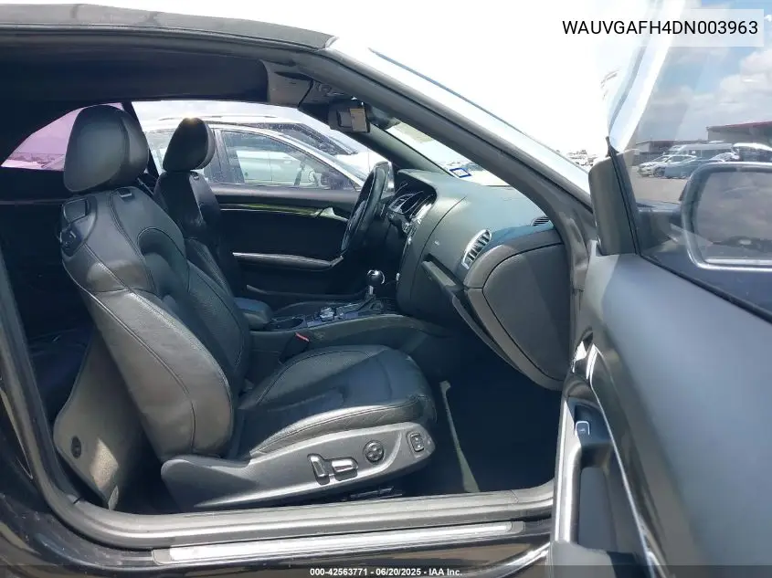 2013 Audi S5 3.0T Premium Plus VIN: WAUVGAFH4DN003963 Lot: 42563771