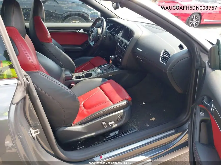 2013 Audi S5 3.0T Premium Plus VIN: WAUCGAFH5DN008757 Lot: 42625666