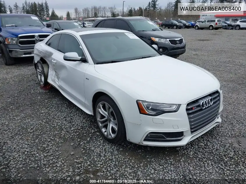 2014 Audi S5 3.0T Premium Plus VIN: WAUCGAFR6EA008400 Lot: 41784485