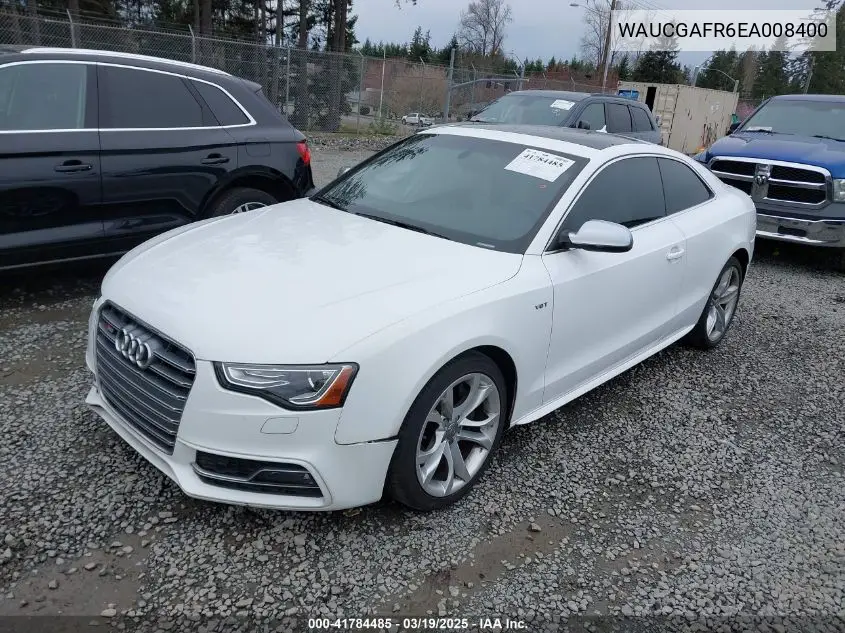 2014 Audi S5 3.0T Premium Plus VIN: WAUCGAFR6EA008400 Lot: 41784485