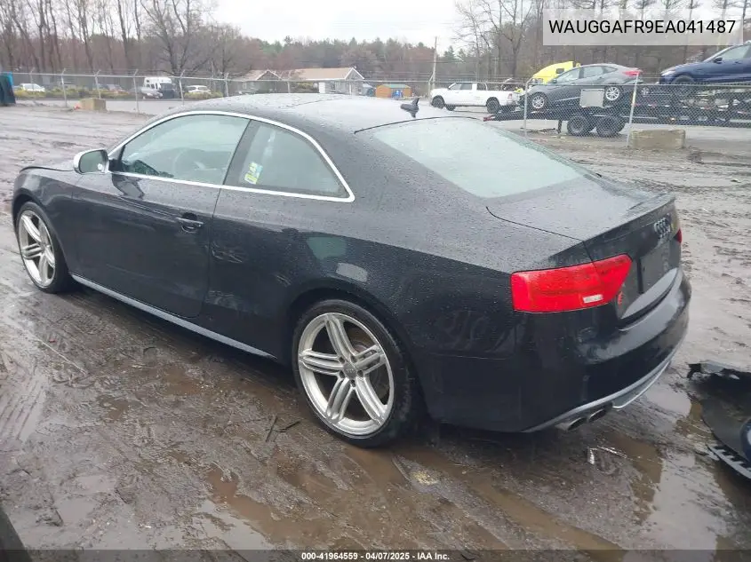 2014 Audi S5 3.0T Premium Plus VIN: WAUGGAFR9EA041487 Lot: 41964559