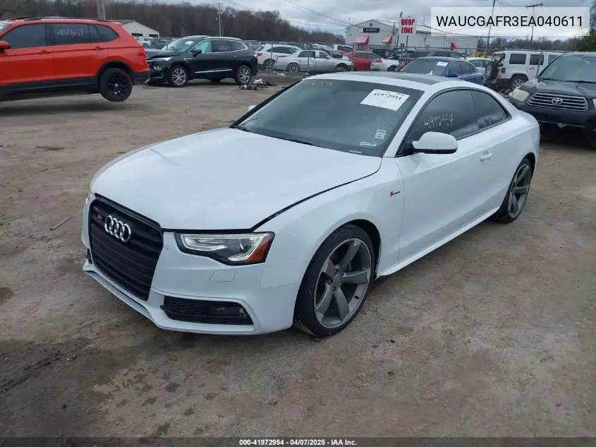 2014 Audi S5 3.0T Premium Plus VIN: WAUCGAFR3EA040611 Lot: 41972954
