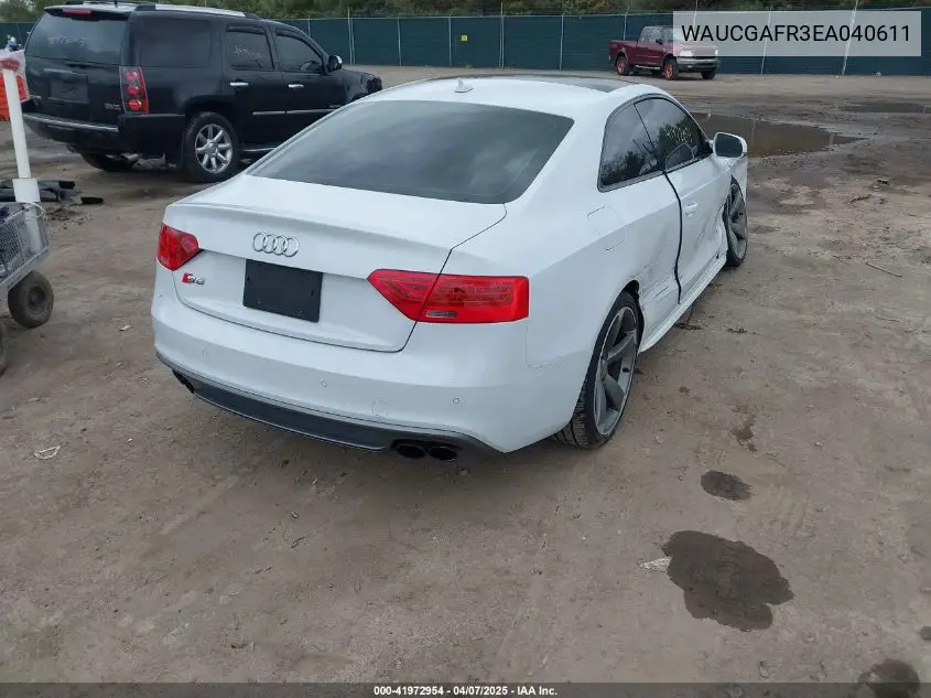 2014 Audi S5 3.0T Premium Plus VIN: WAUCGAFR3EA040611 Lot: 41972954