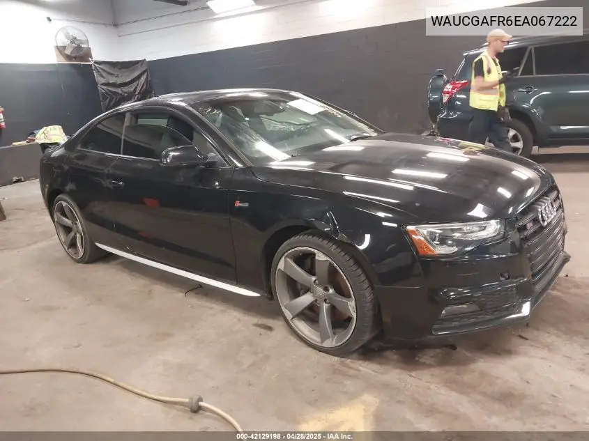 2014 Audi S5 3.0T Premium Plus VIN: WAUCGAFR6EA067222 Lot: 42129198