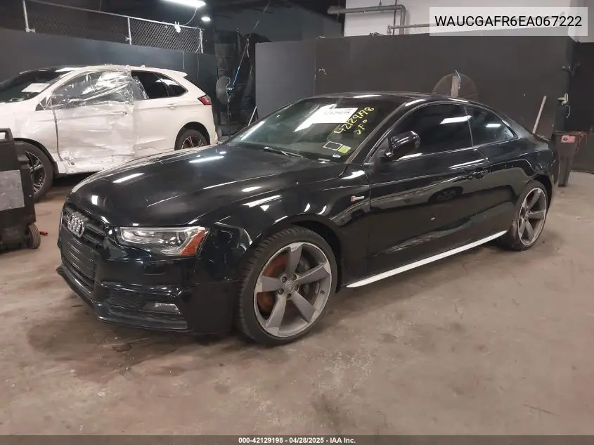 2014 Audi S5 3.0T Premium Plus VIN: WAUCGAFR6EA067222 Lot: 42129198