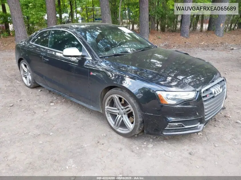 2014 Audi S5 3.0T Premium Plus VIN: WAUVGAFRXEA065689 Lot: 42224208