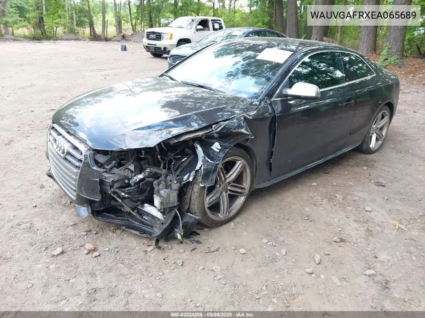 2014 Audi S5 3.0T Premium Plus VIN: WAUVGAFRXEA065689 Lot: 42224208