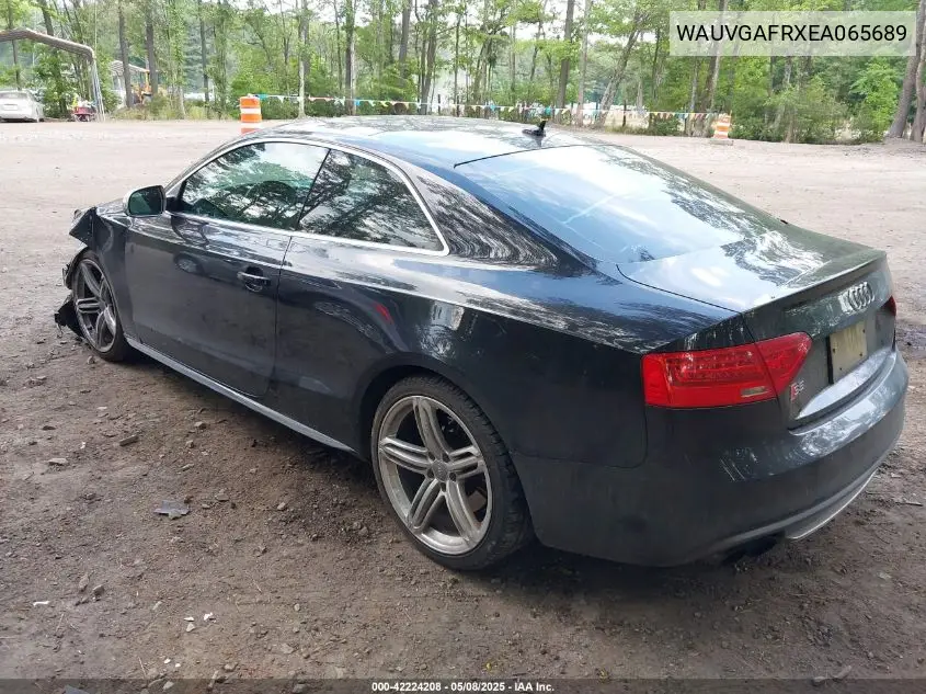 2014 Audi S5 3.0T Premium Plus VIN: WAUVGAFRXEA065689 Lot: 42224208