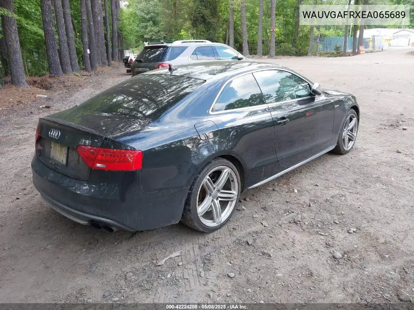2014 Audi S5 3.0T Premium Plus VIN: WAUVGAFRXEA065689 Lot: 42224208