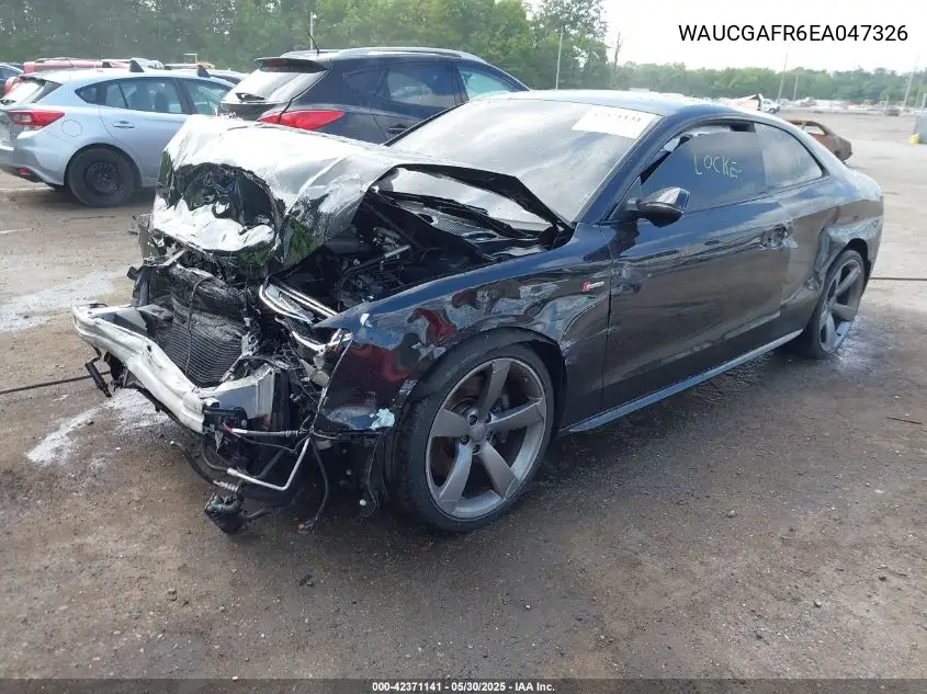 2014 Audi S5 3.0T Premium Plus VIN: WAUCGAFR6EA047326 Lot: 42371141