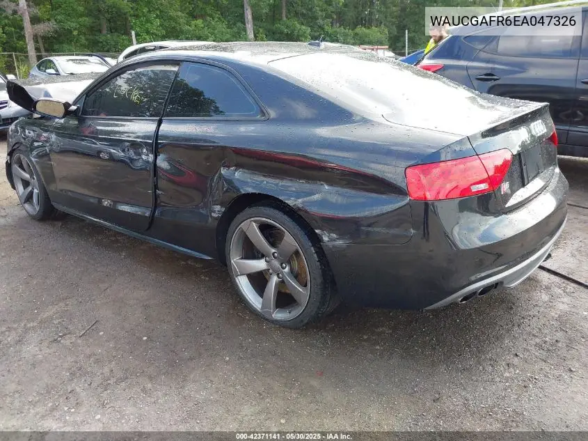 2014 Audi S5 3.0T Premium Plus VIN: WAUCGAFR6EA047326 Lot: 42371141