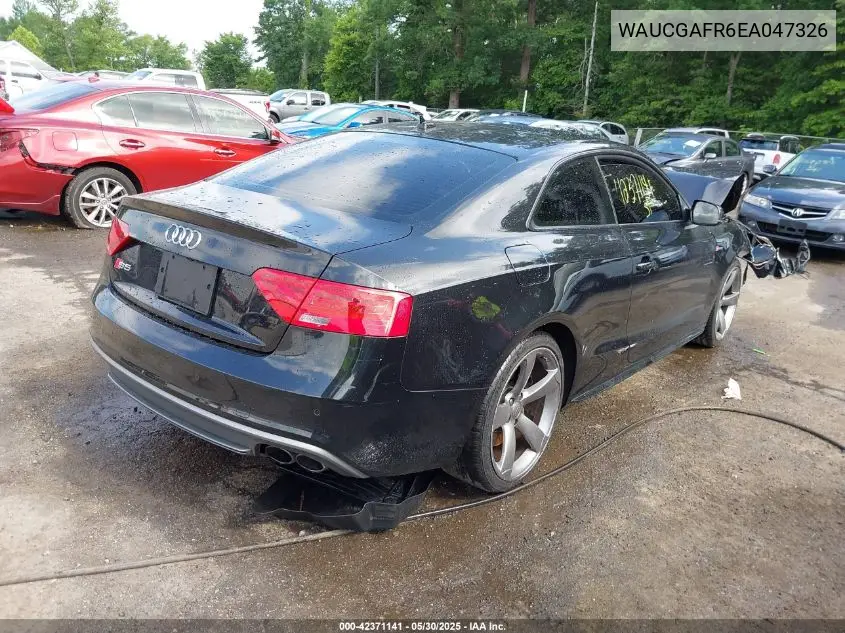2014 Audi S5 3.0T Premium Plus VIN: WAUCGAFR6EA047326 Lot: 42371141
