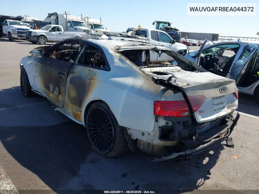 2014 Audi S5 Prestige VIN: WAUVGAFR8EA044372 Lot: 42545811