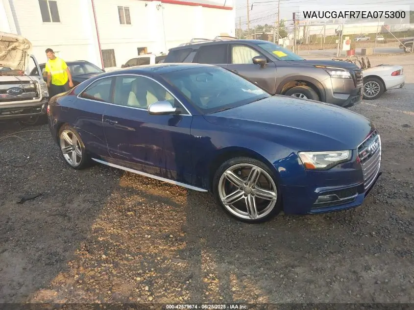 2014 Audi S5 3.0T Premium Plus VIN: WAUCGAFR7EA075300 Lot: 42579674