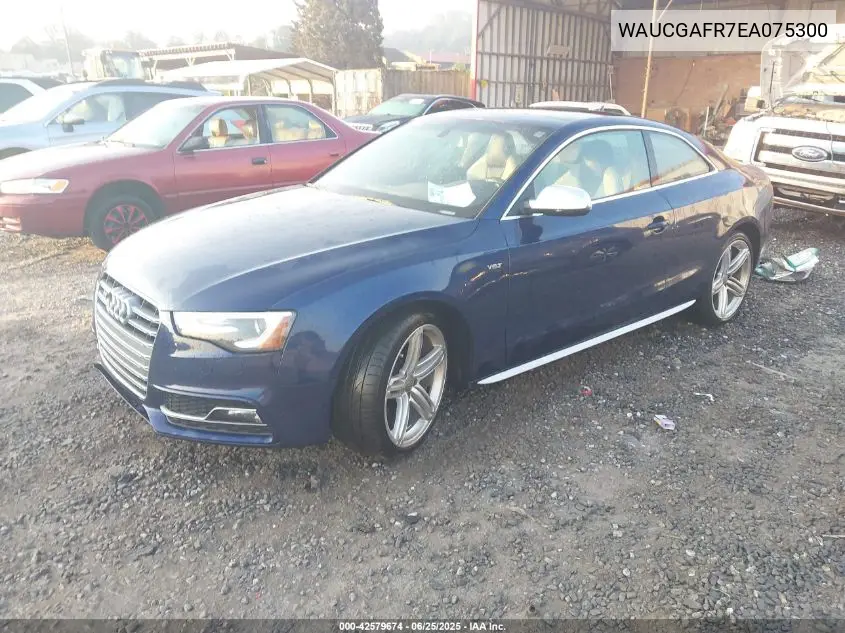 2014 Audi S5 3.0T Premium Plus VIN: WAUCGAFR7EA075300 Lot: 42579674