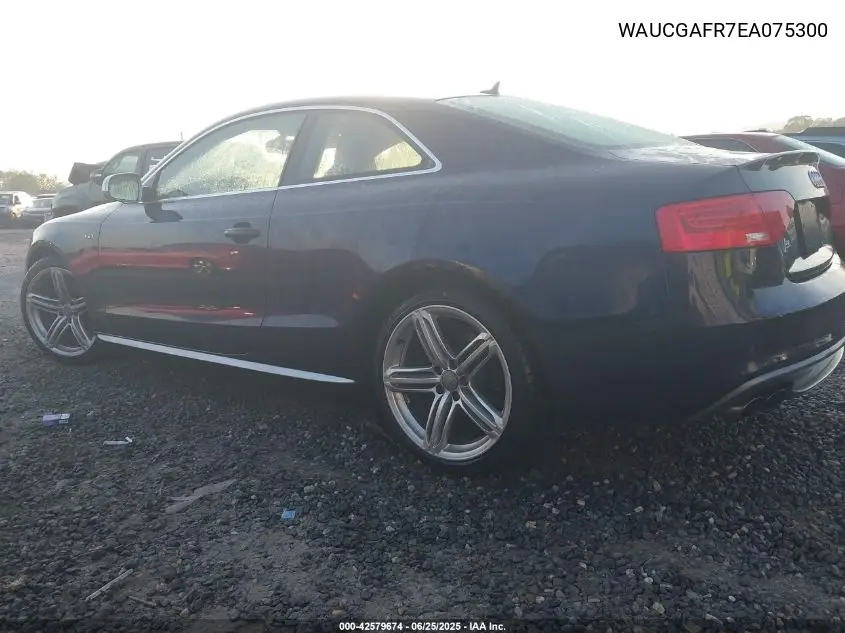 2014 Audi S5 3.0T Premium Plus VIN: WAUCGAFR7EA075300 Lot: 42579674