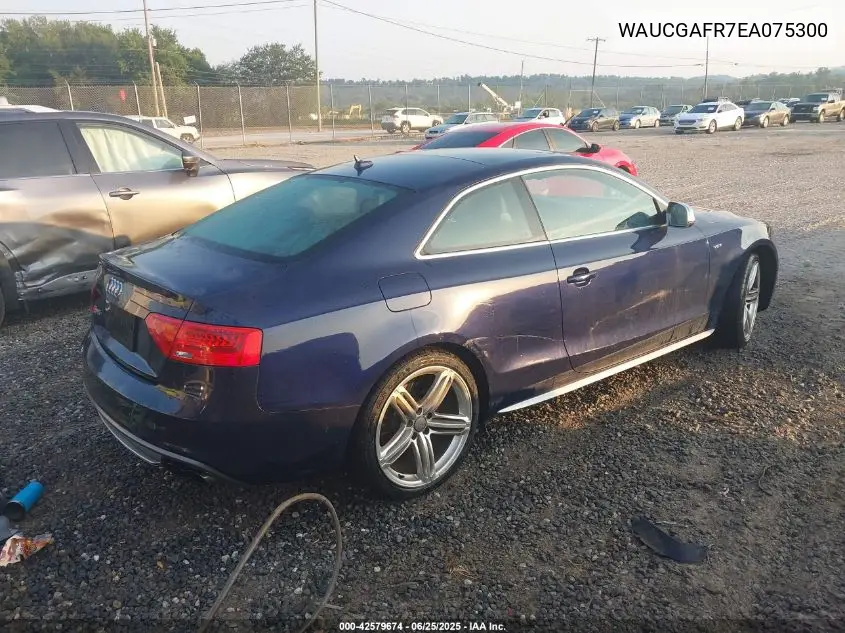 2014 Audi S5 3.0T Premium Plus VIN: WAUCGAFR7EA075300 Lot: 42579674