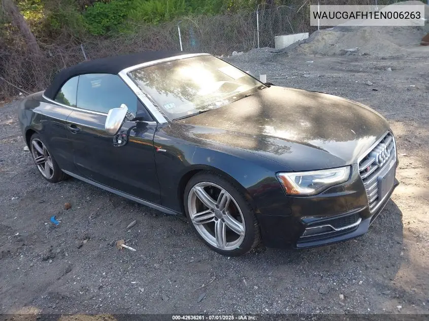 2014 Audi S5 3.0T Premium Plus VIN: WAUCGAFH1EN006263 Lot: 42636261