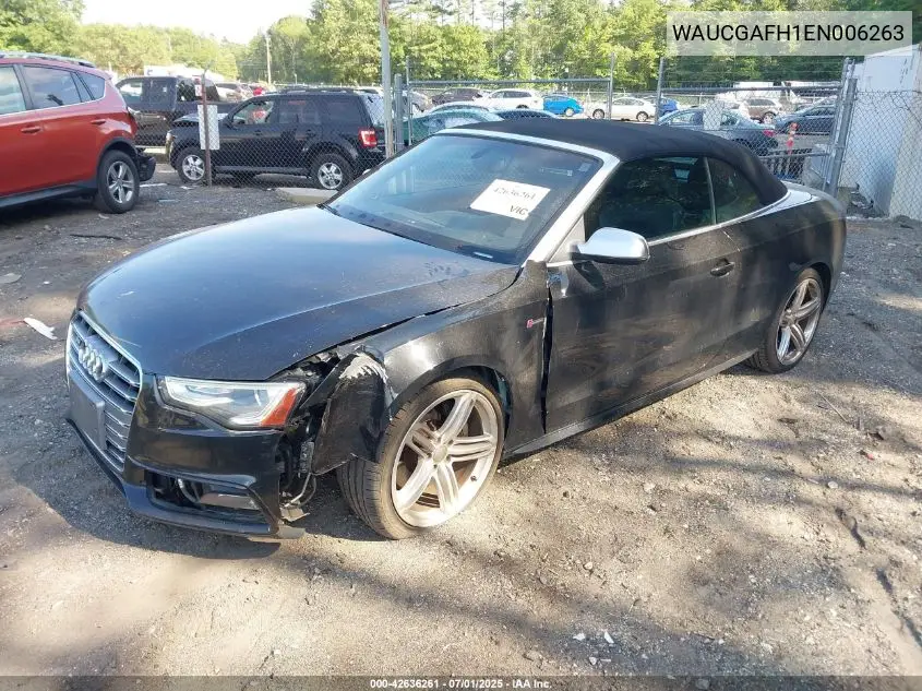 2014 Audi S5 3.0T Premium Plus VIN: WAUCGAFH1EN006263 Lot: 42636261