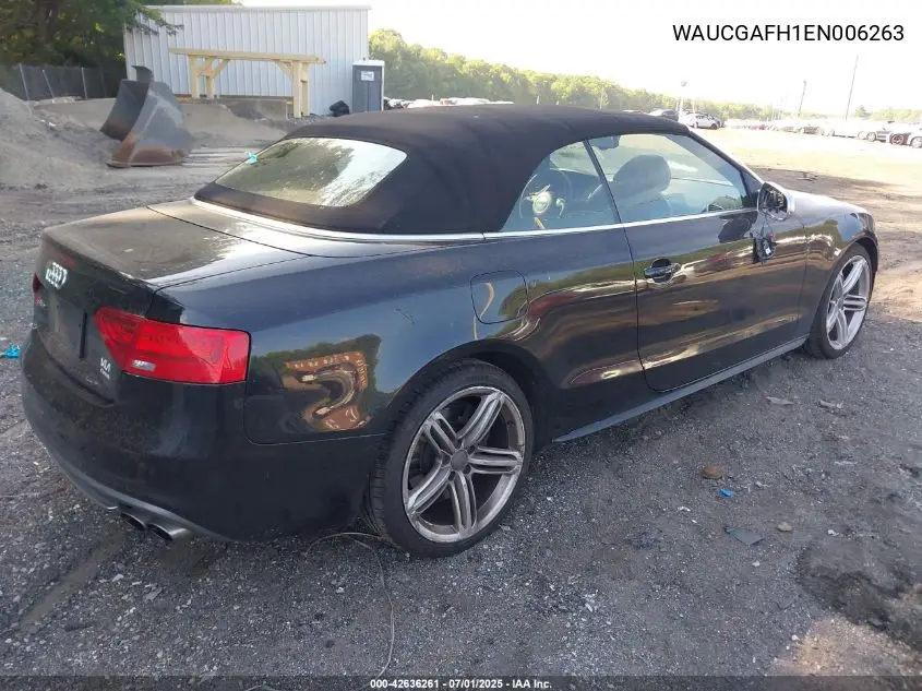 2014 Audi S5 3.0T Premium Plus VIN: WAUCGAFH1EN006263 Lot: 42636261
