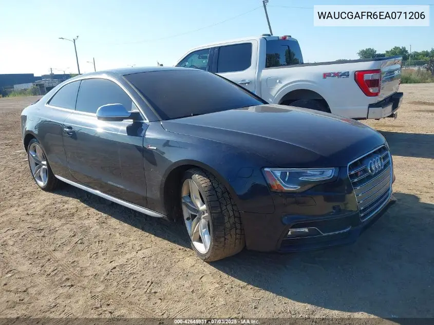 2014 Audi S5 3.0T Premium Plus VIN: WAUCGAFR6EA071206 Lot: 42645931