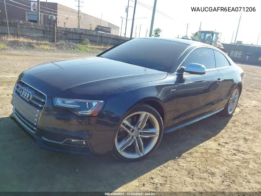 2014 Audi S5 3.0T Premium Plus VIN: WAUCGAFR6EA071206 Lot: 42645931