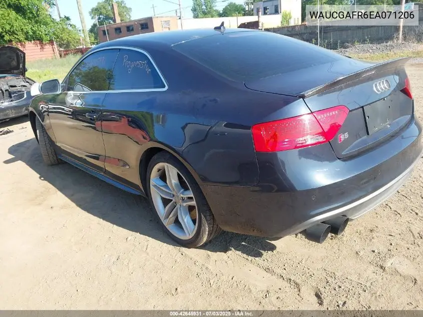 2014 Audi S5 3.0T Premium Plus VIN: WAUCGAFR6EA071206 Lot: 42645931
