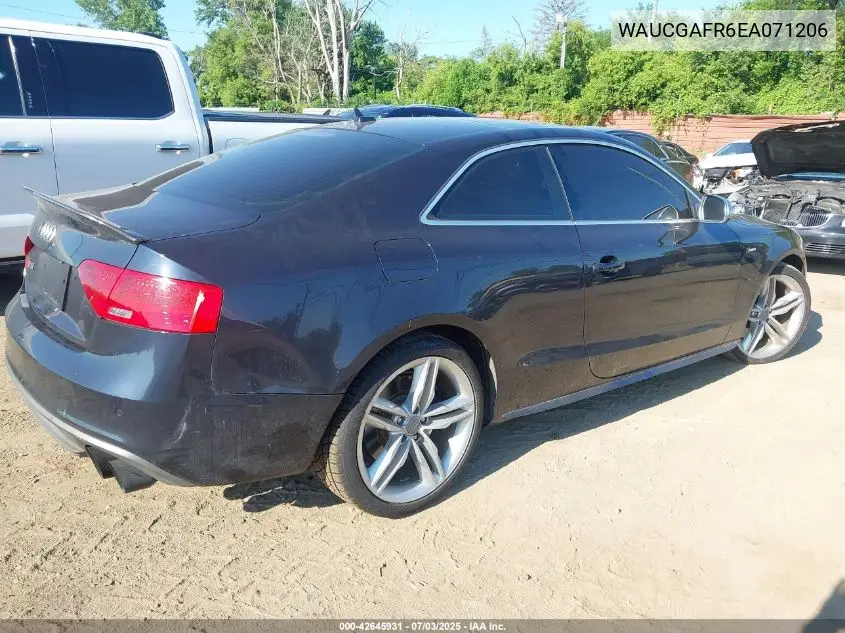 2014 Audi S5 3.0T Premium Plus VIN: WAUCGAFR6EA071206 Lot: 42645931