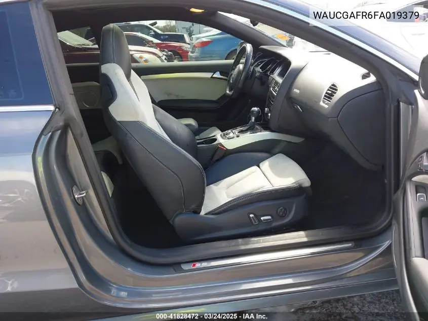 2015 Audi S5 3.0T Premium Plus VIN: WAUCGAFR6FA019379 Lot: 41828472