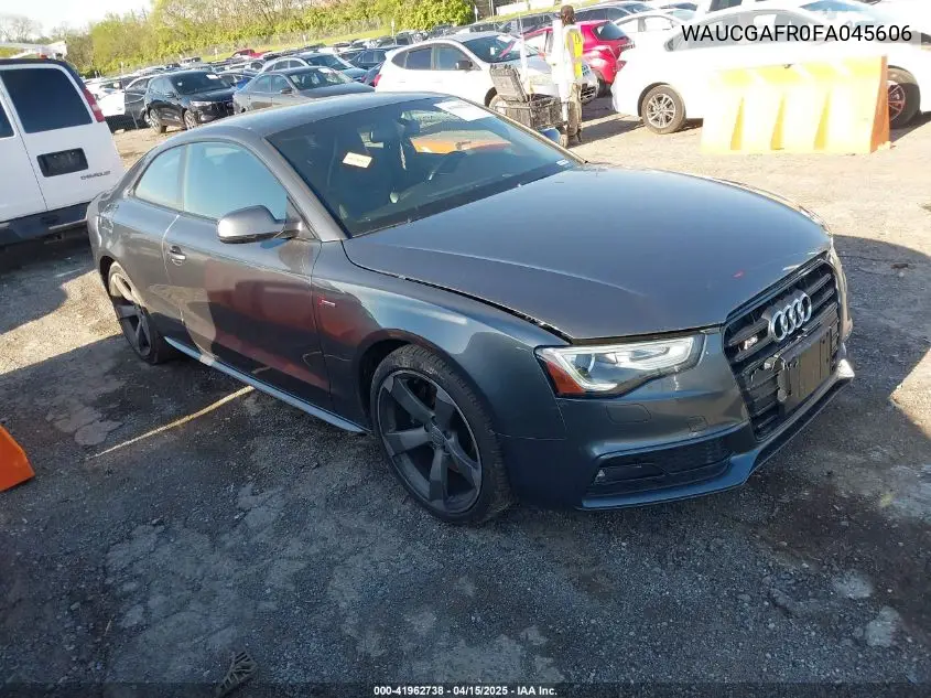 2015 Audi S5 3.0T Premium Plus VIN: WAUCGAFR0FA045606 Lot: 41962738