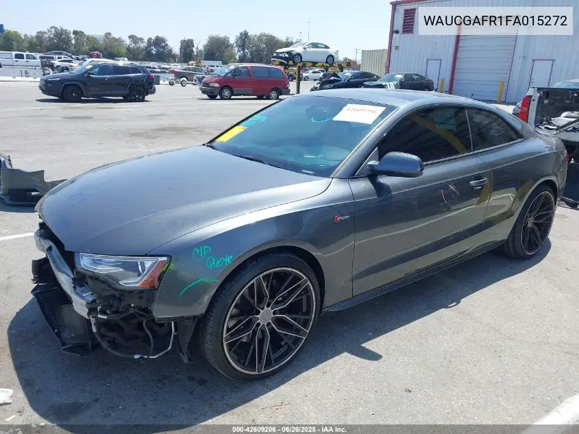 2015 Audi S5 3.0T Premium Plus VIN: WAUCGAFR1FA015272 Lot: 42609206