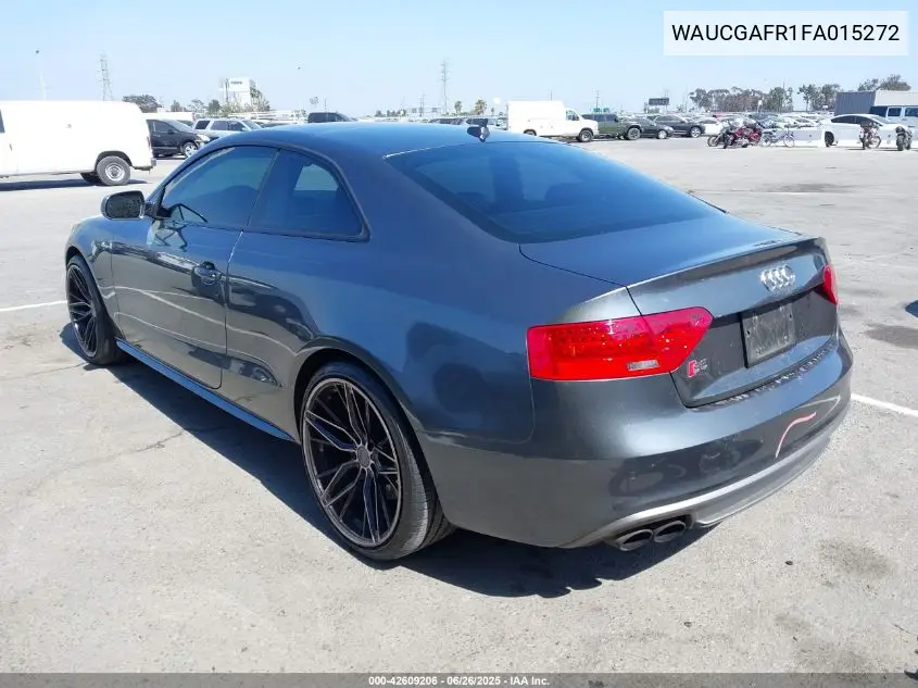 2015 Audi S5 3.0T Premium Plus VIN: WAUCGAFR1FA015272 Lot: 42609206