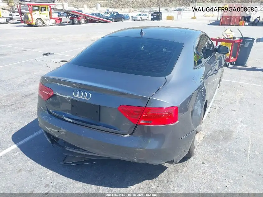 2016 Audi S5 3.0T Premium Plus VIN: WAUG4AFR9GA008680 Lot: 42533150