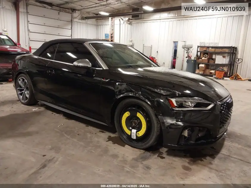 2018 Audi S5 3.0T Premium Plus VIN: WAU24GF59JN010939 Lot: 42020039