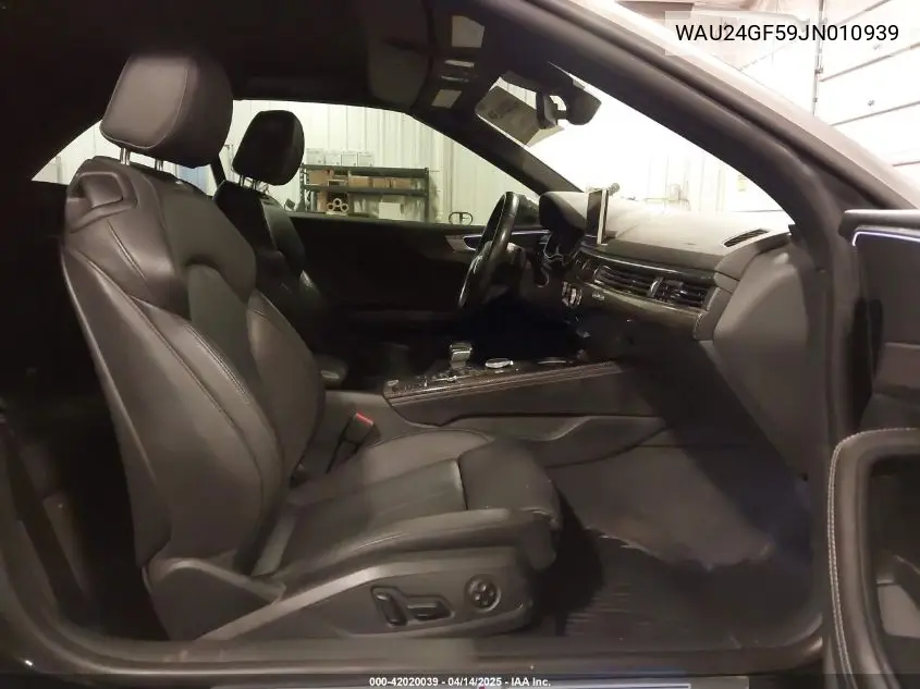 2018 Audi S5 3.0T Premium Plus VIN: WAU24GF59JN010939 Lot: 42020039