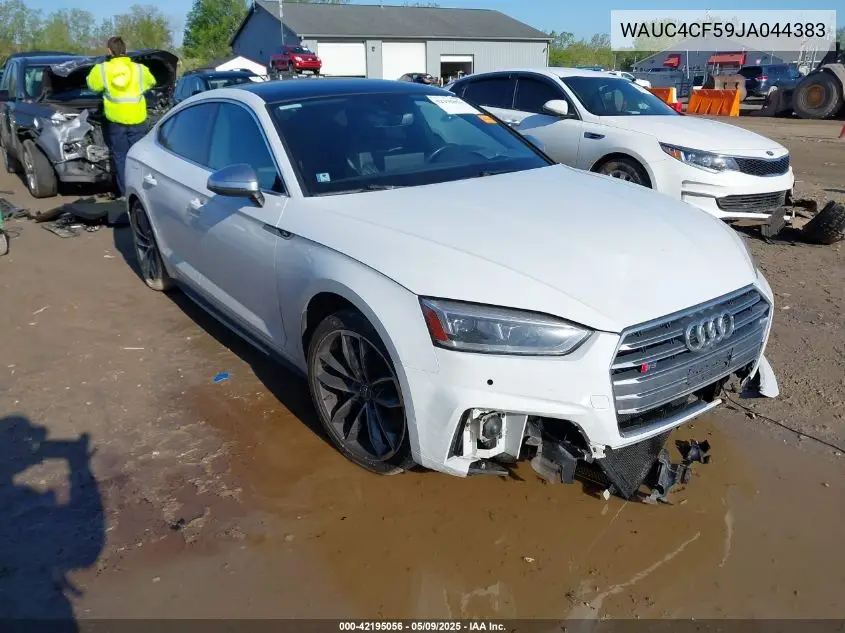 2018 Audi S5 3.0T Premium Plus VIN: WAUC4CF59JA044383 Lot: 42195056